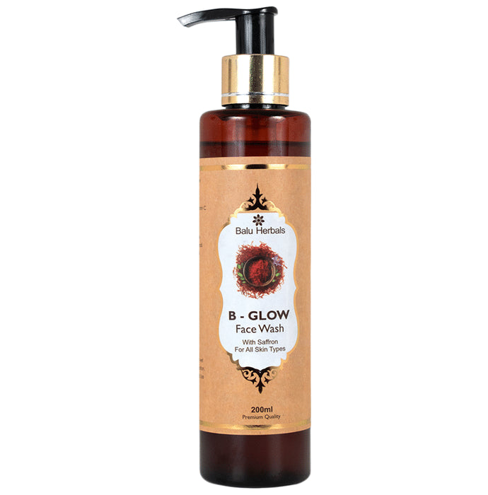Balu Herbals B-Glow Face Wash with Saffron - Classic Derma