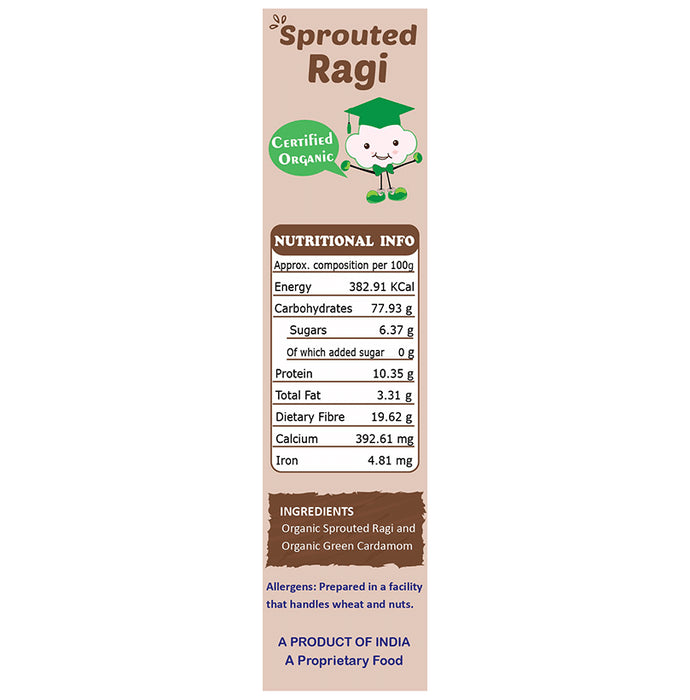TummyFriendly Foods Sprouted Ragi Cereal Porridge Mix (200gm Each)