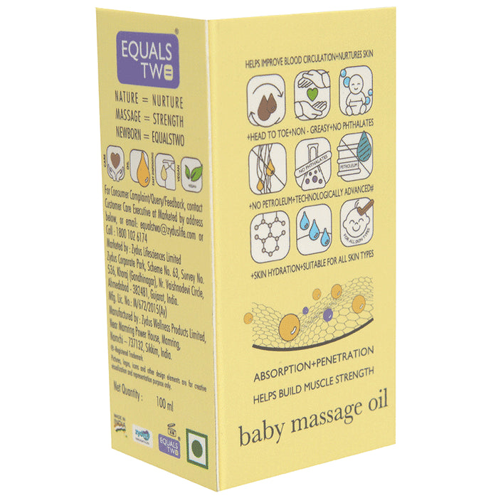 Equals Two Baby Massage Oil