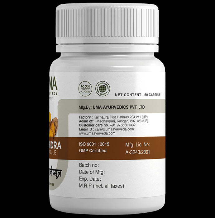 Uma Ayurveda Haridra Capsule