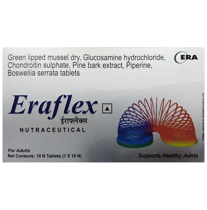 Eraflex Tablet with Glucosamine, Pine Bark Extract & Boswellia Serrata - Classic Derma