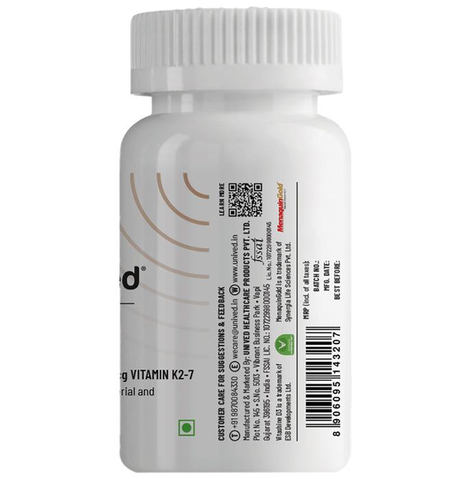 Unived Basics D3 + K2 Vegan Capsule