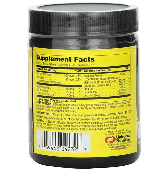 Universal Nutrition Fat Burner Tablet