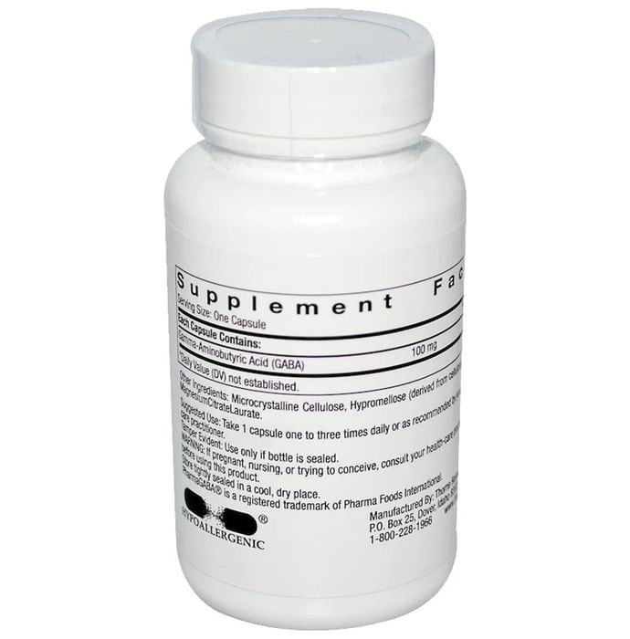Thorne Pharma GABA - 100 Capsule - Classic Derma