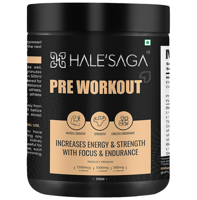 Halesaga Pre Workout Powder Pineapple - Classic Derma