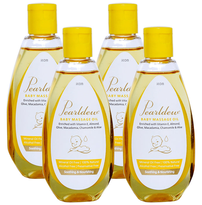 Pearldew Baby Massage Oil (100ml Each) - Classic Derma