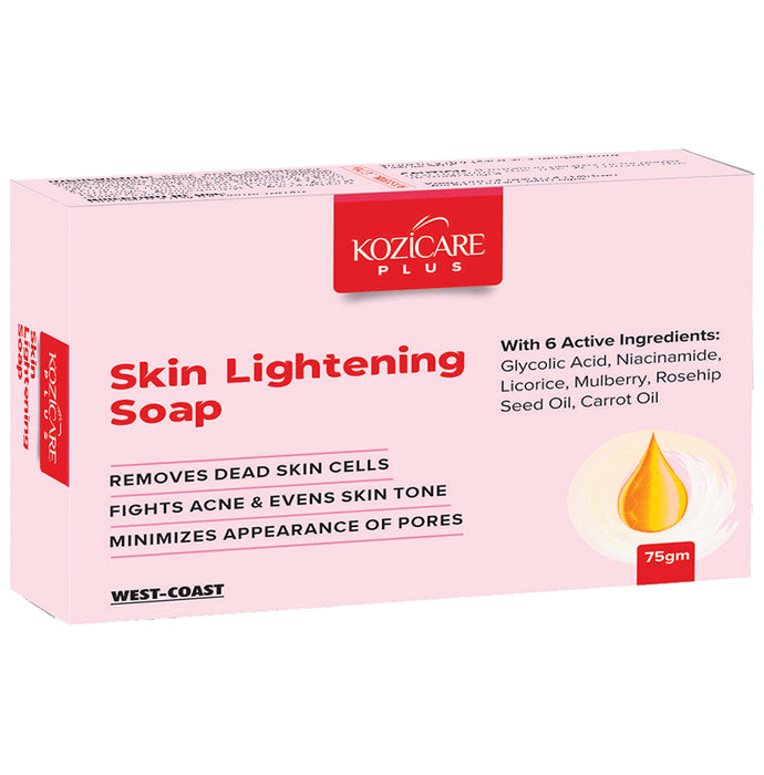 Kozicare Plus Skin Lightening Soap (75gm Each) - Classic Derma