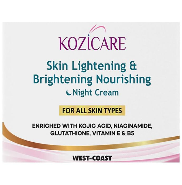 Kozicare Skin Lightening & Brightening Nourishing Night Cream - Classic Derma