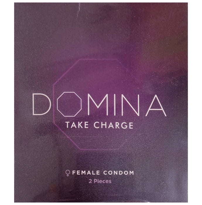 Pee Safe Domina Take Charge Female Condom (2 Each) with Disposable Bags - Classic Derma