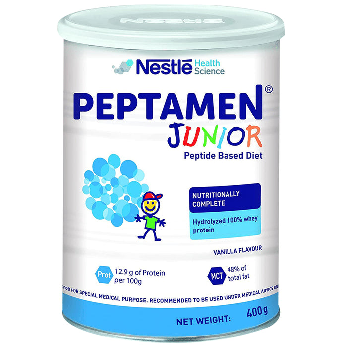 Peptamen Junior Whey Peptide Protein Based Diet with MCT | Flavour Vanilla - Classic Derma