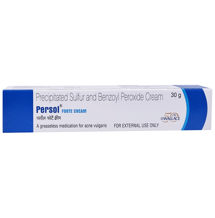 Persol Forte Cream | Greaseless Medication for Acne Vulgaris - Classic Derma