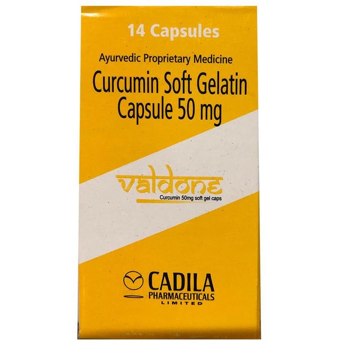 Valdone Curcumin 50mg Soft Gelatin Capsule - Classic Derma