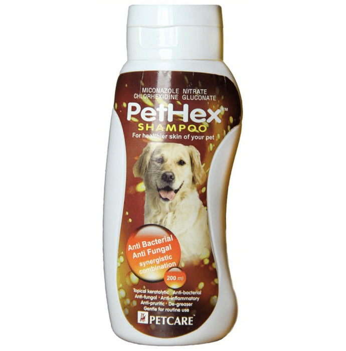 PetHex Anti Bacterial and Anti Fungal Shampoo for Dogs