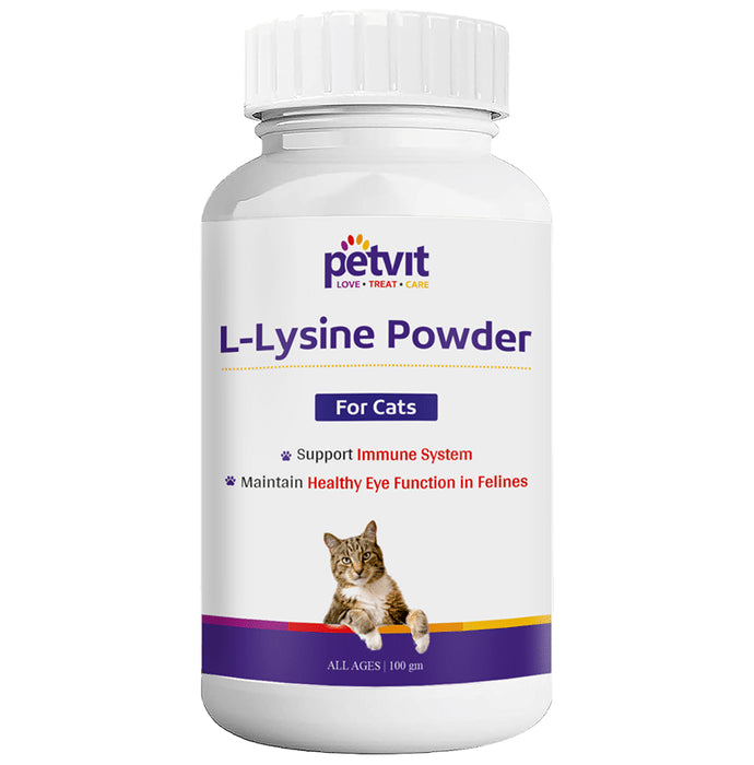 Petvit L-Lysine Powder for Cats - Classic Derma