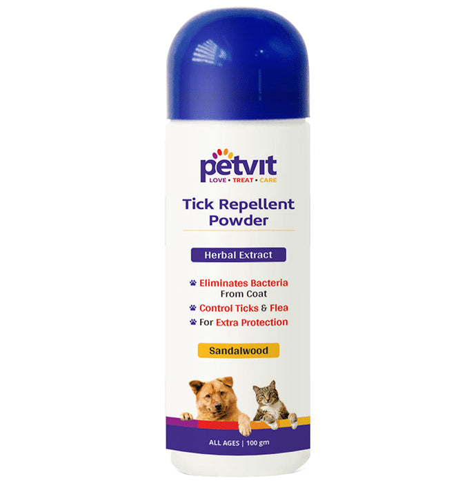 Petvit Tick Repellent Powder - Classic Derma