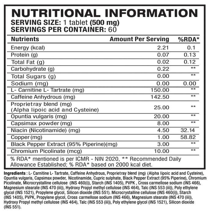 PhenQ Advanced Weight Loss Aid Tablet