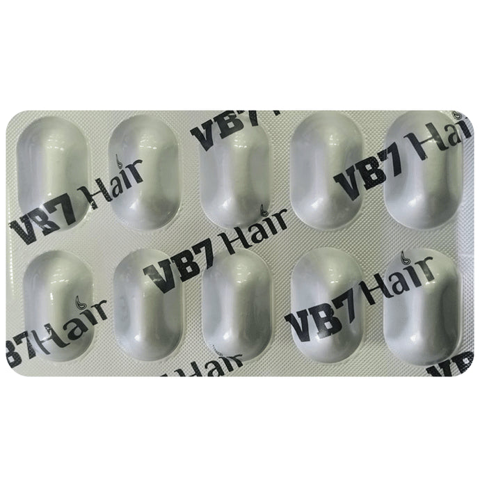 VB7 Hair Tablet with Biotin, Amino Acids, Vitamins, Minerals & Grape Seed Extract