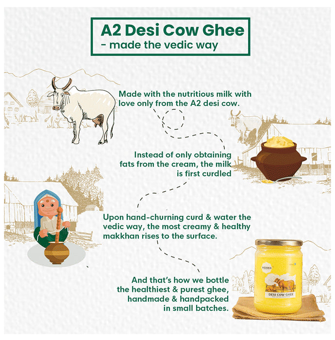 Vediko Origins A2 Desi Cow Ghee