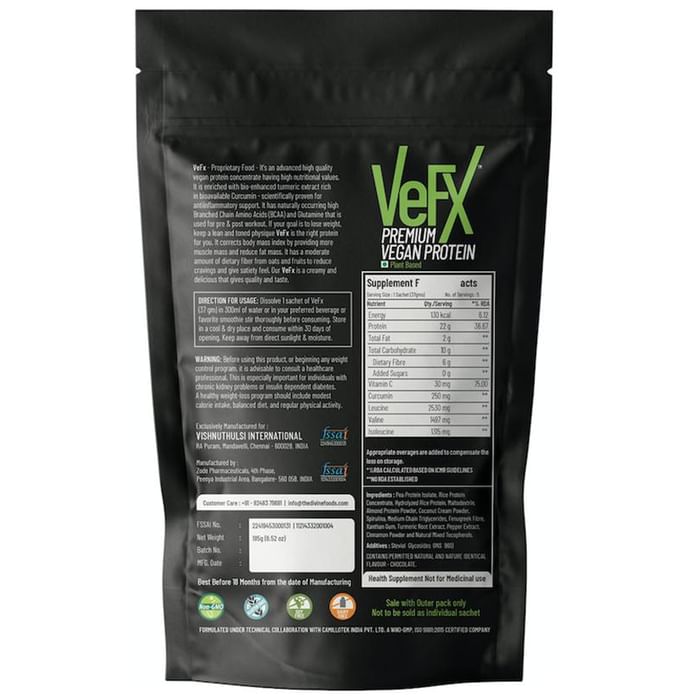 Vefx Premium Vegan Protein Vanilla