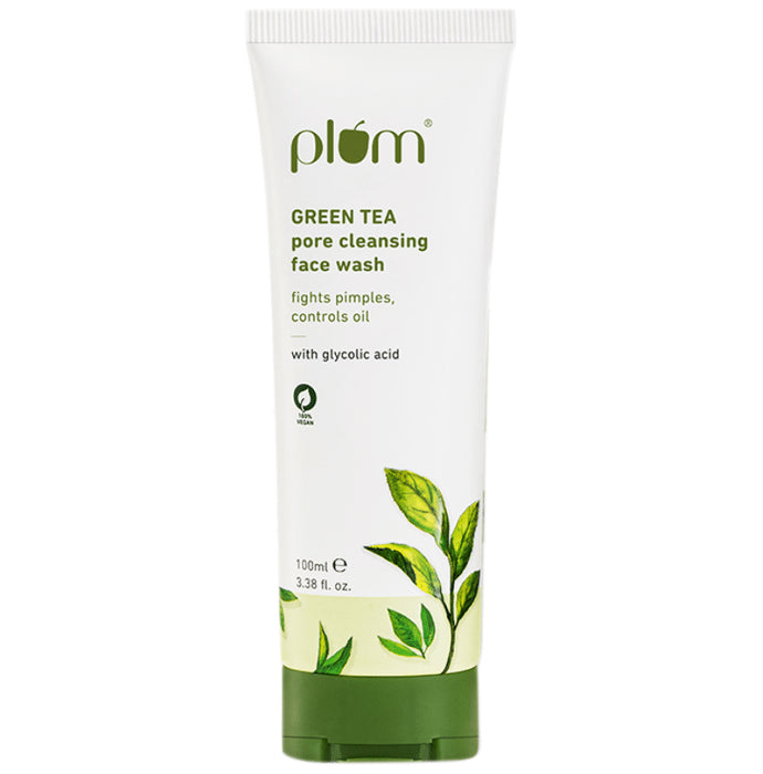Plum Green Tea Pore Cleansing with Glycolic acid Face Wash - Classic Derma