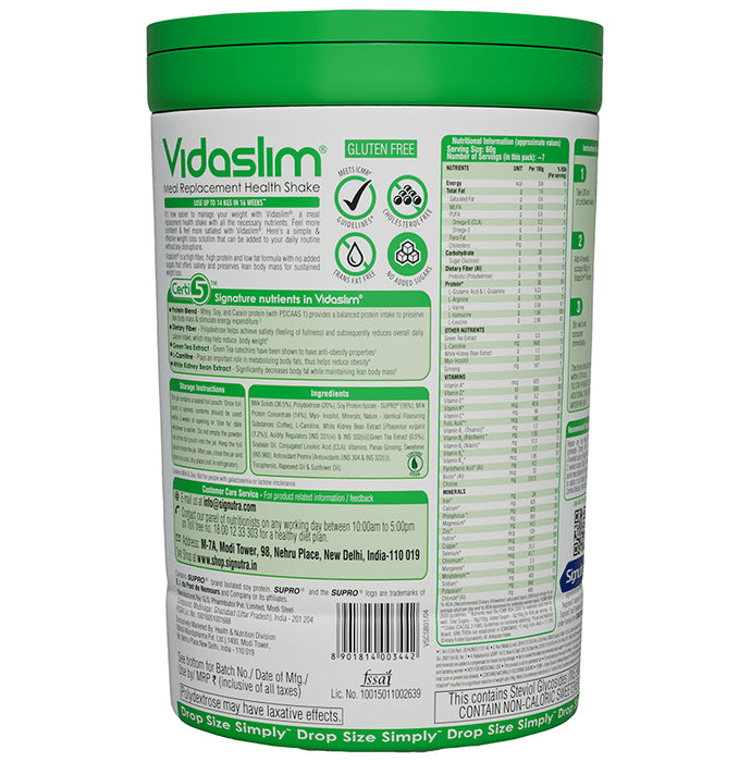 Vidaslim Meal Replacement for Weight Management Coffee Latte