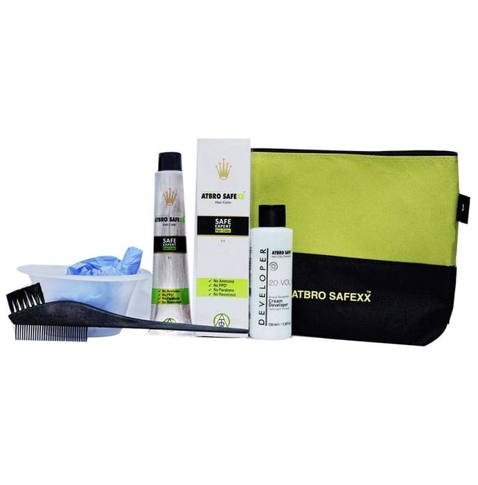 Atbro Safexx Hair Color Set Natural Black - Classic Derma