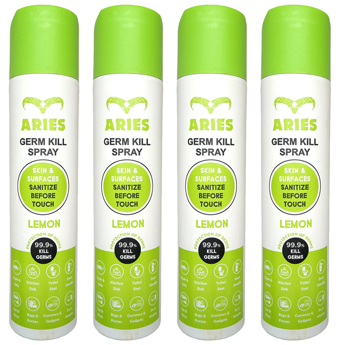 Aries Germ Kill Spray (310ml Each) Lemon - Classic Derma