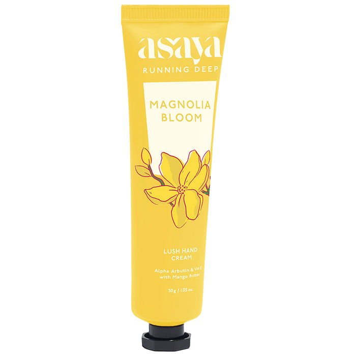 Asaya Running Deep Lush Hand Cream Magnolia Bloom - Classic Derma