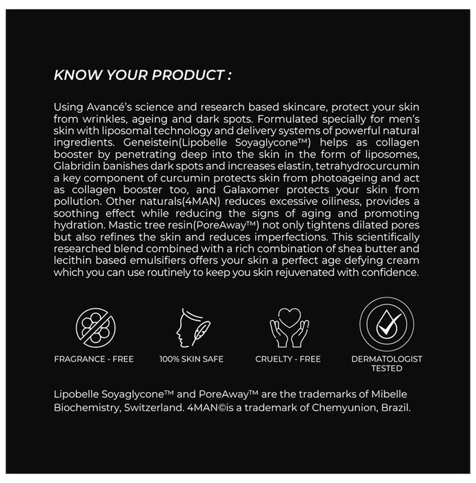 Avance Age Defying Men's Cream