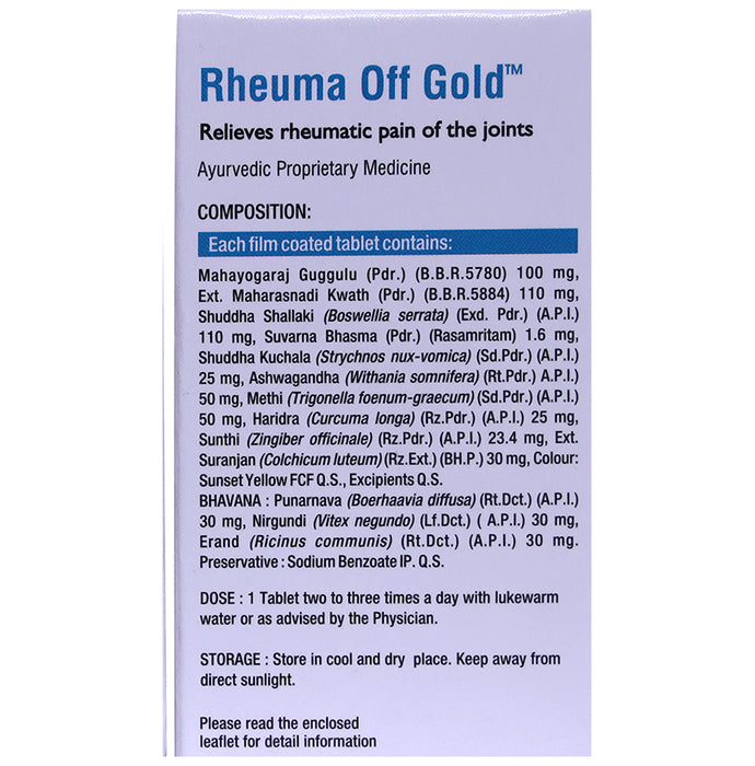 Virgo Rheuma Off Gold Tablet