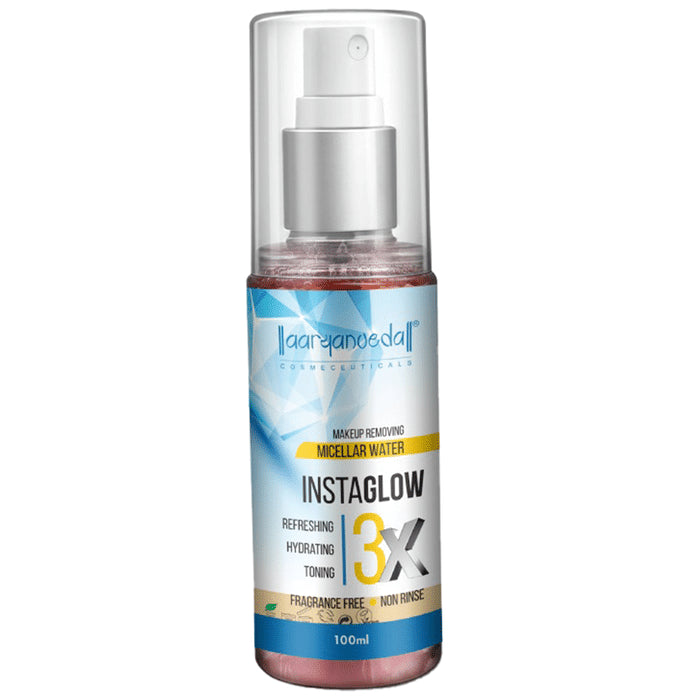 Aryanveda Insta Glow 3X Micellar Water Makeup Remover - Classic Derma