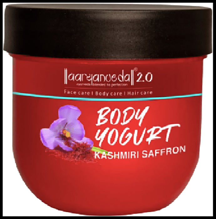 Aryanveda Kashmiri Saffron Body Yogurt - Classic Derma