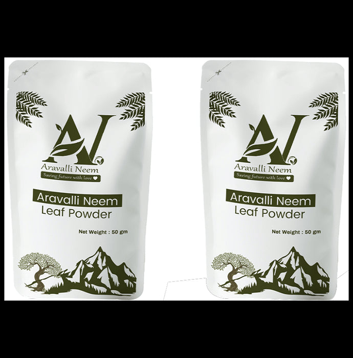 Aravalli Neem Leaf Powder (50gm Each) - Classic Derma