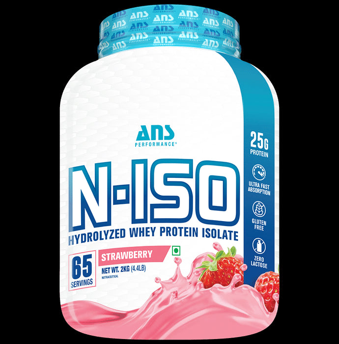 ANS Performance N-Iso Hydrolyzed Whey Protein Isolate Powder Strawberry - Classic Derma