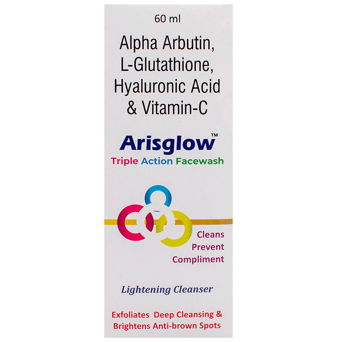 Arisglow Triple Action Face Wash - Classic Derma