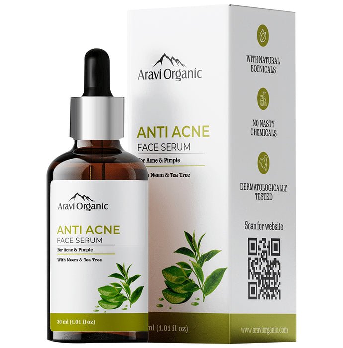 Aravi Organic Anti Acne Face Serum - Classic Derma