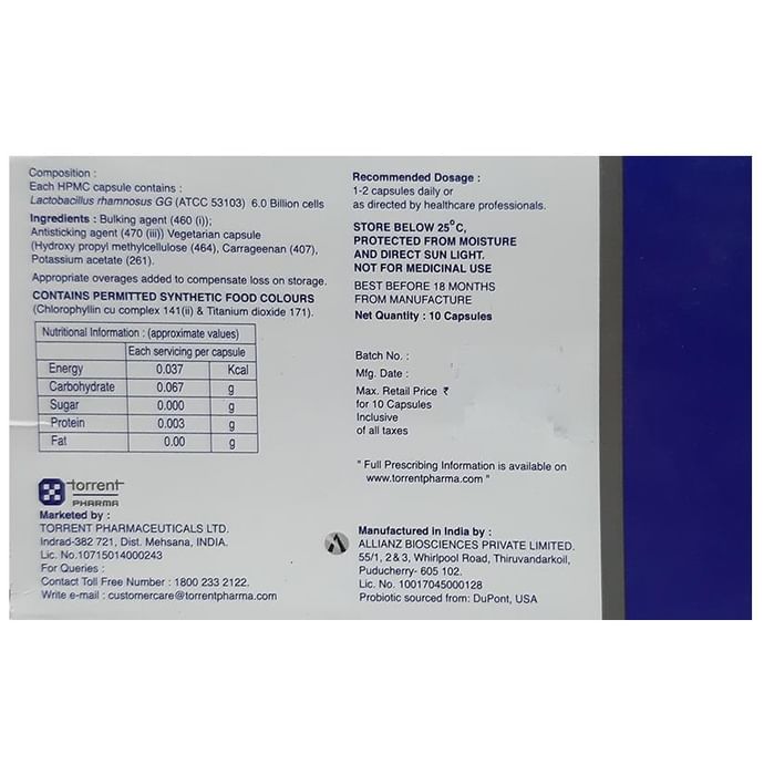 Vizylac GG Probiotic Capsule for Gut Health