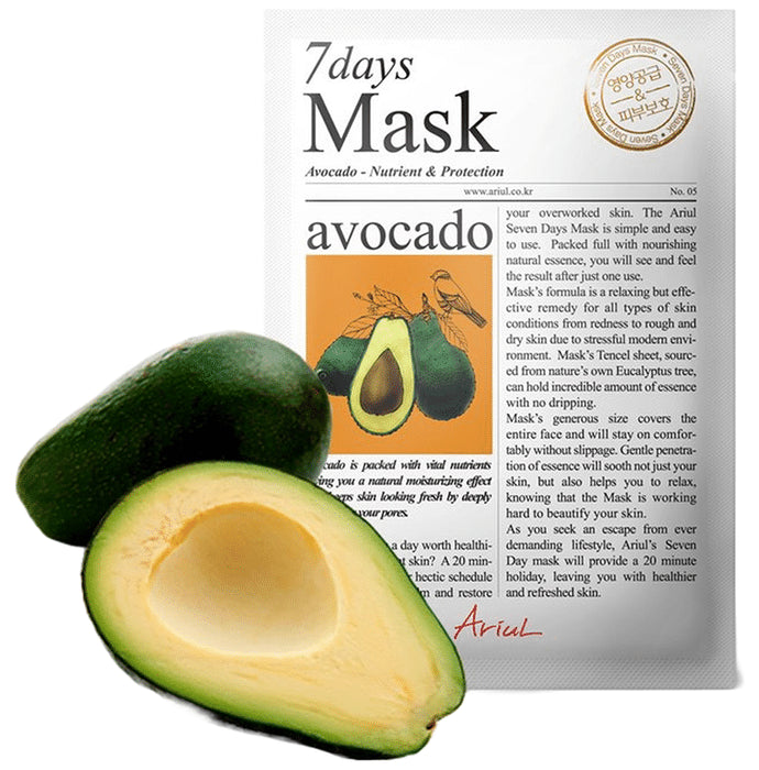 Ariul 7 Days Mask (23gm Each) Avocado - Classic Derma