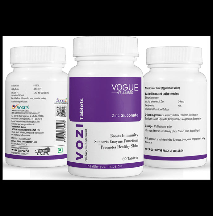 Vogue Wellness Vozi Tablet (60 Each)
