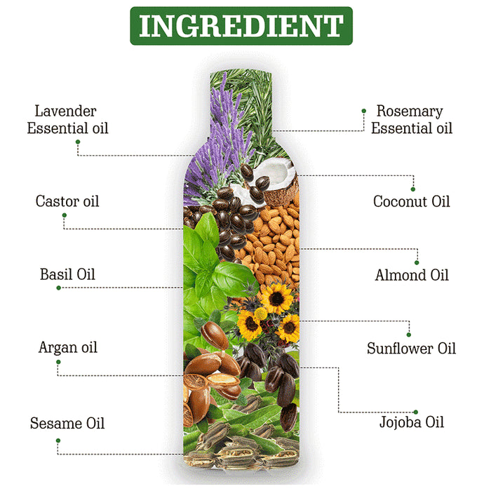 Aravi Organic Rosemary Castor Hair Growth Oil