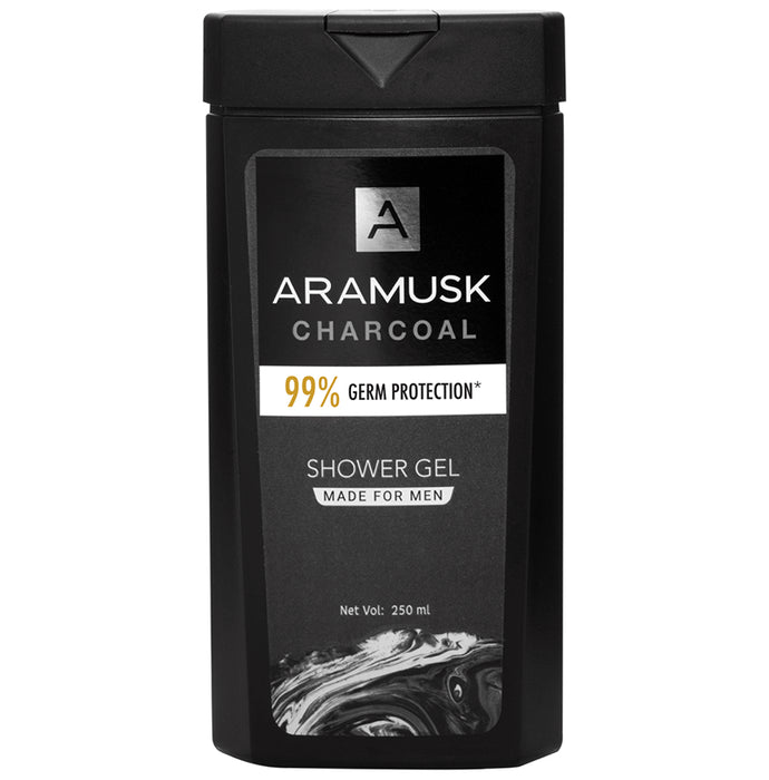 Aramusk Charcoal 99% Germ Protection Shower Gel - Classic Derma
