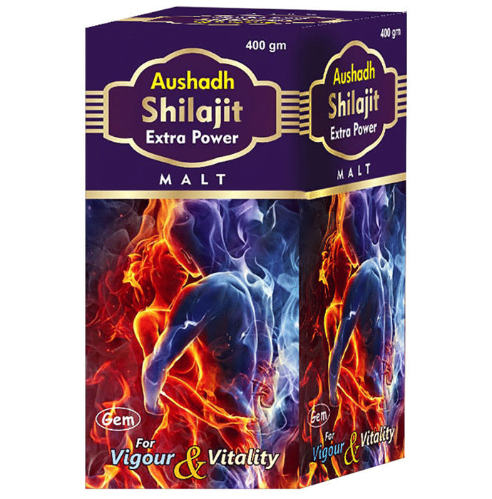 Aushadh Shilajit Extra Power Malt - Classic Derma