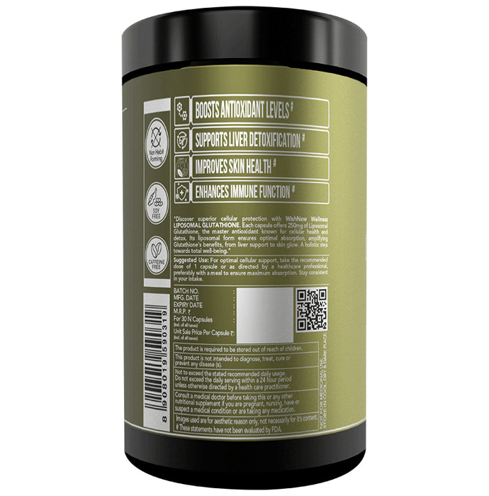 Wishnew Wellness Liposomal Glutathione Capsule