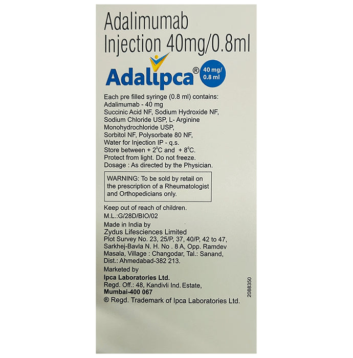 Adalipca 40mg Injection