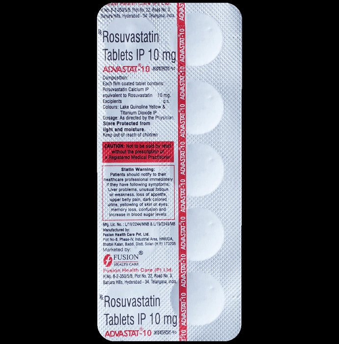 Advastat 10 Tablet