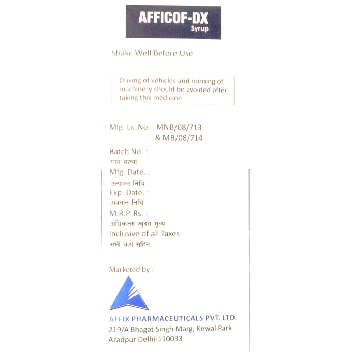 Afficof-DX Syrup