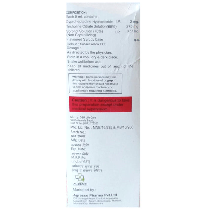 Agrip Syrup