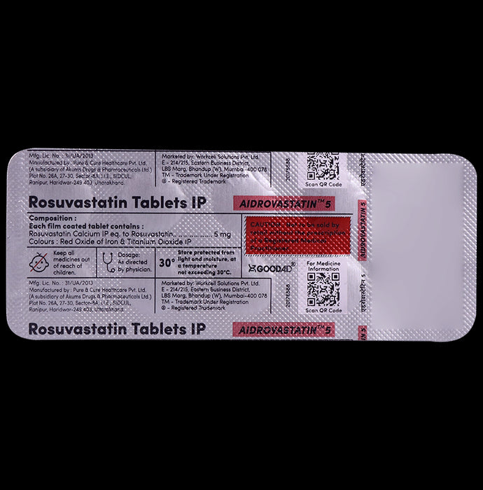 Aidrovastatin 5 Tablet