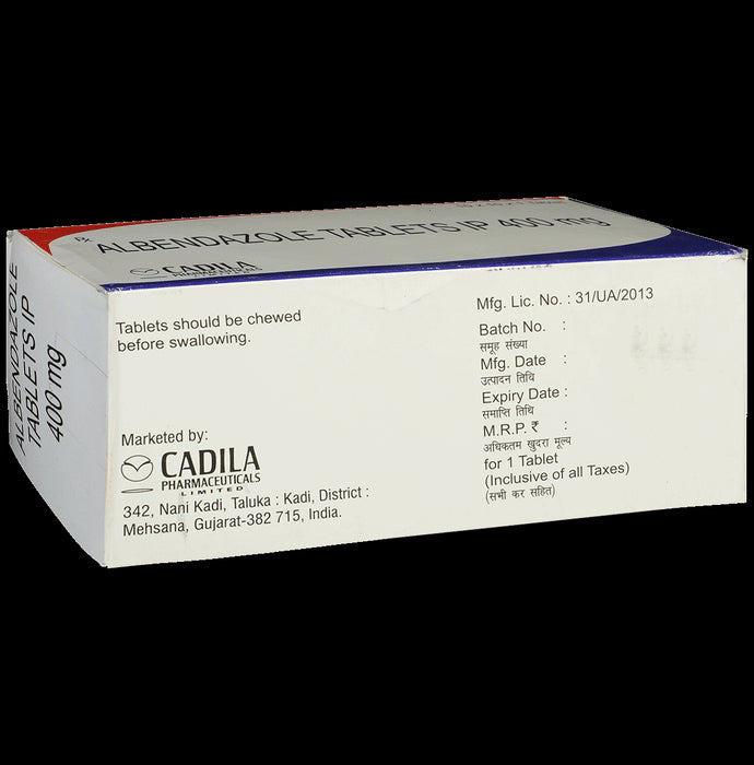 Albendazole 400mg Tablet