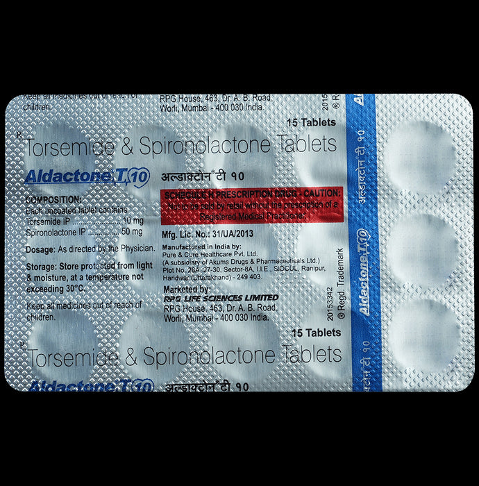 Aldactone T 10 Tablet